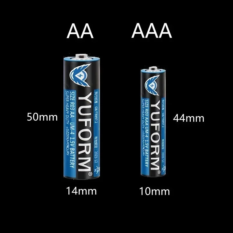 Batteria a secco usa e getta AA da 1,5 V per giocattolo leggero a LED Fotocamera Mp3 Flash Razor Lettore CD Tastiera mouse wireless