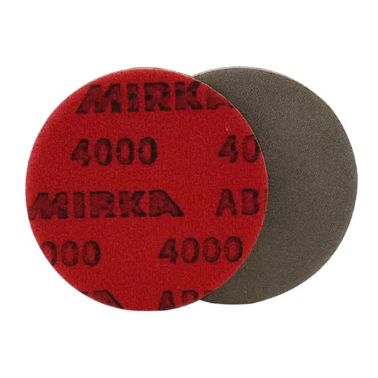 Mirka Abralon 3 pollici spugna carta vetrata supporto in schiuma gancio loop lucidatura disco lucidante 75mm disco impugnatura floccaggio fogli per auto