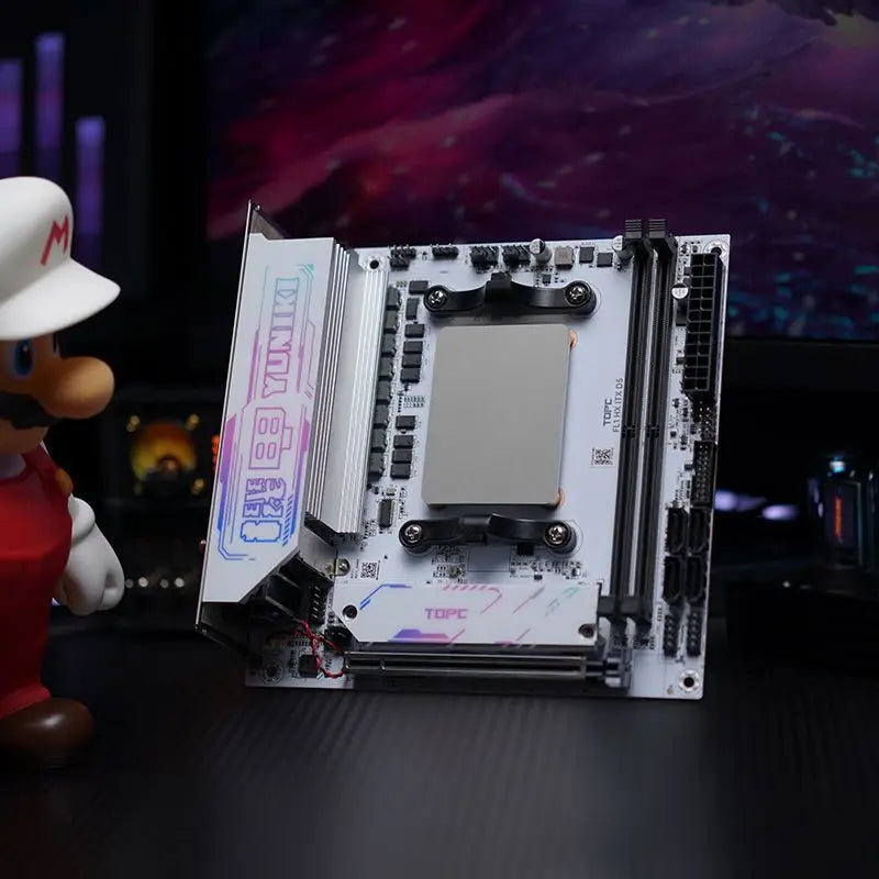 Scheda Madre Gaming TOPC AMD Ryzen 9 9955HX3D 9955HX 8945HX 7945HX 4*SATA 2*M.2 NVMe 2*DDR5 2.5G LAN WiFi6E per NAS Mini PC