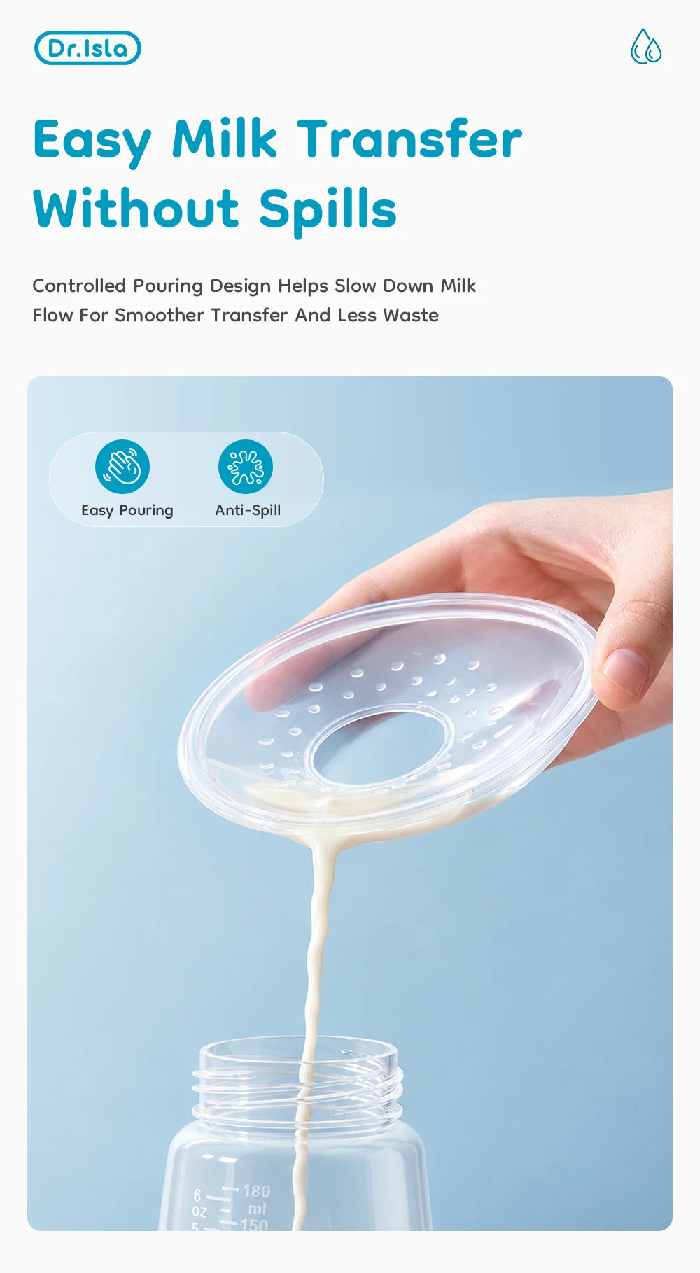 MAMIJOY Raccoglitore di Latte Materno 2 Pezzi 26mm in Silicone Ultra-Sottile Senza BPA, Coppette per Allattamento Indossabili, Salvagoccia per Latte Materno a Prova di Perdite per Mamme