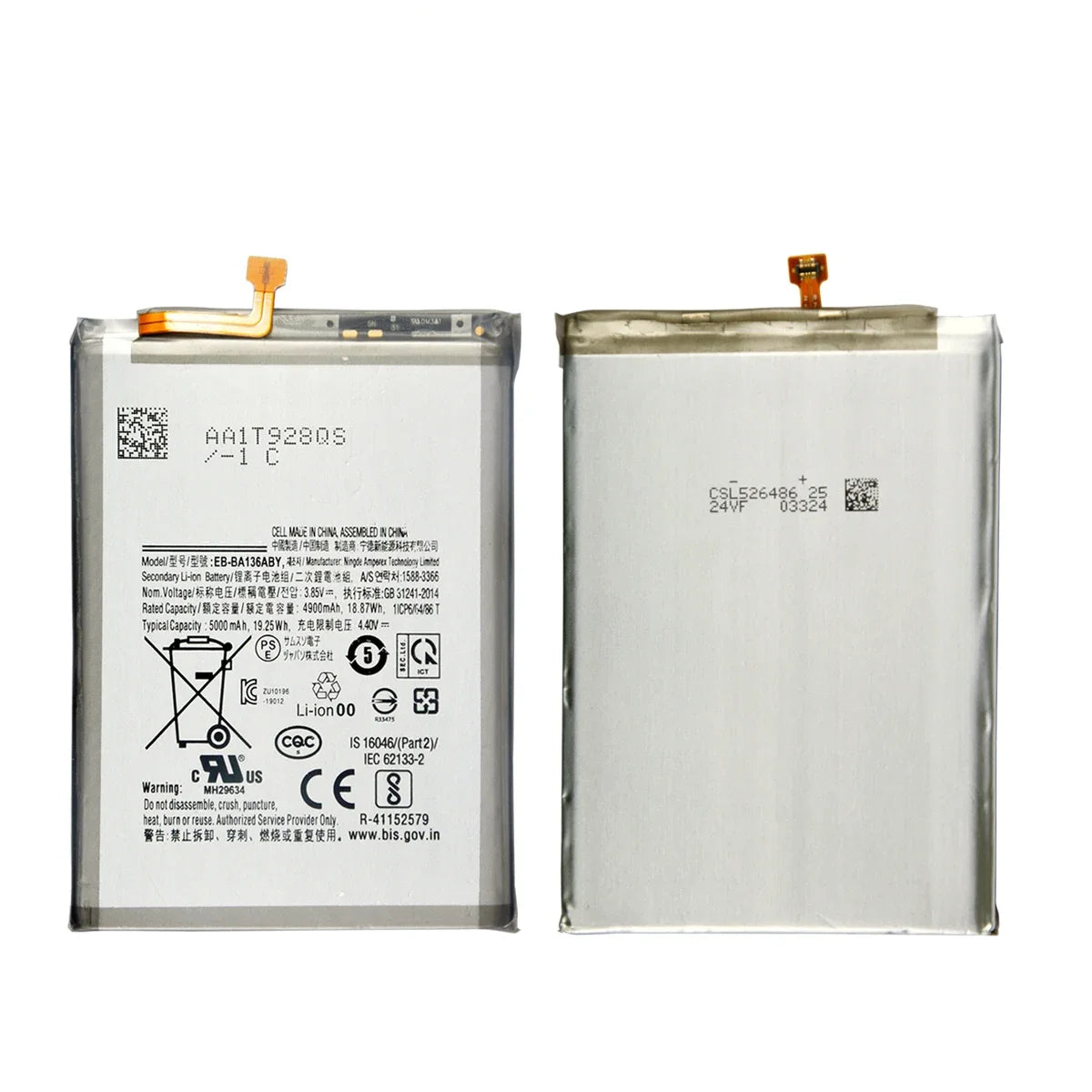 Nuovissima batteria di ricambio di alta qualità da EB-BA136ABY 5000mAh per strumenti Samsung Galaxy A13 5G +