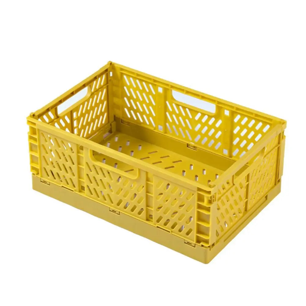 Cassa portaoggetti pieghevole pieghevole Cestini portaoggetti impilabili INS S/M/L Cancelleria in plastica Porta cosmetici Forniture per l'aula