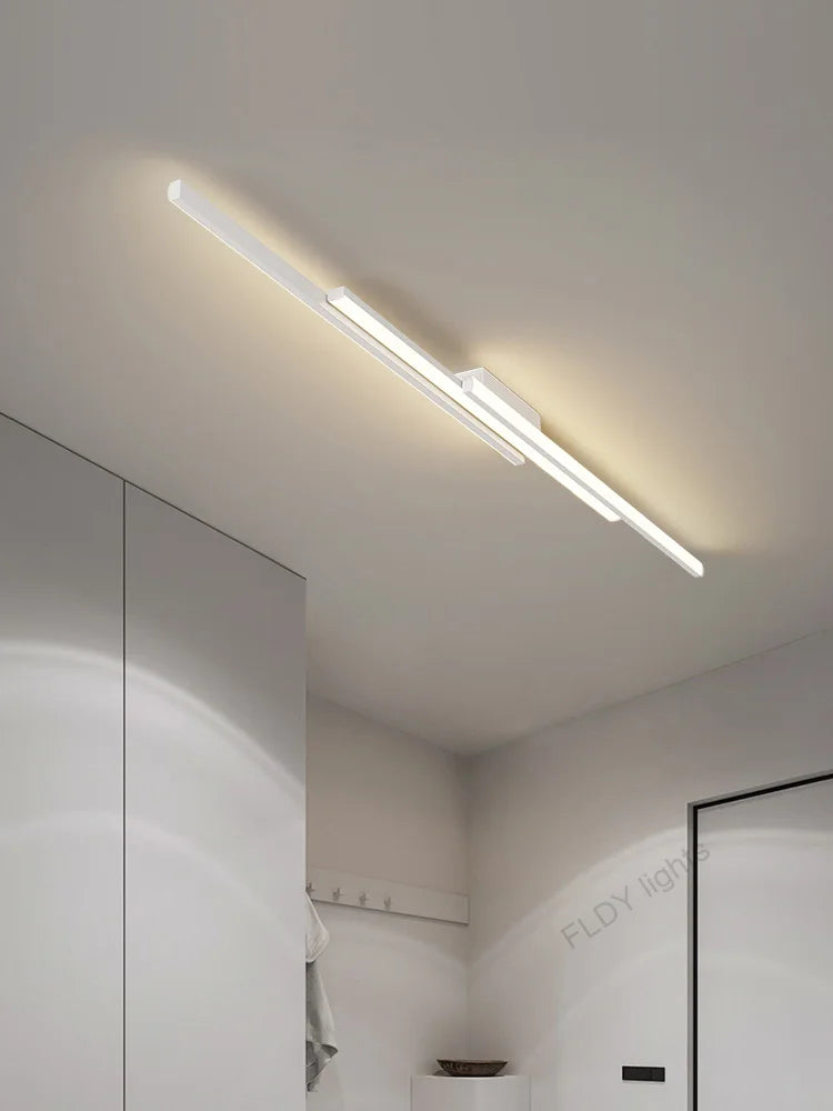 Lampada da soffitto moderna linea Luci a LED Soggiorno Sala da pranzo Camera da letto principale Apparecchio Lampadario a soffitto Sconce da parete Apparecchio di illuminazione