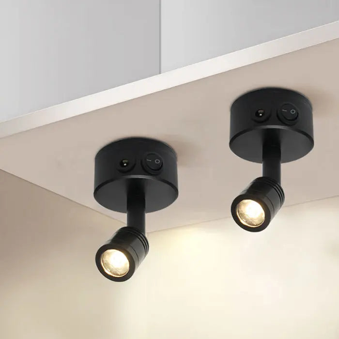 Lampada LED Ricaricabile USB da 3W con Ventosa, Luce d'Accento LED 4000K, Luce Focalizzata per Esposizione, Quadri, Armadi