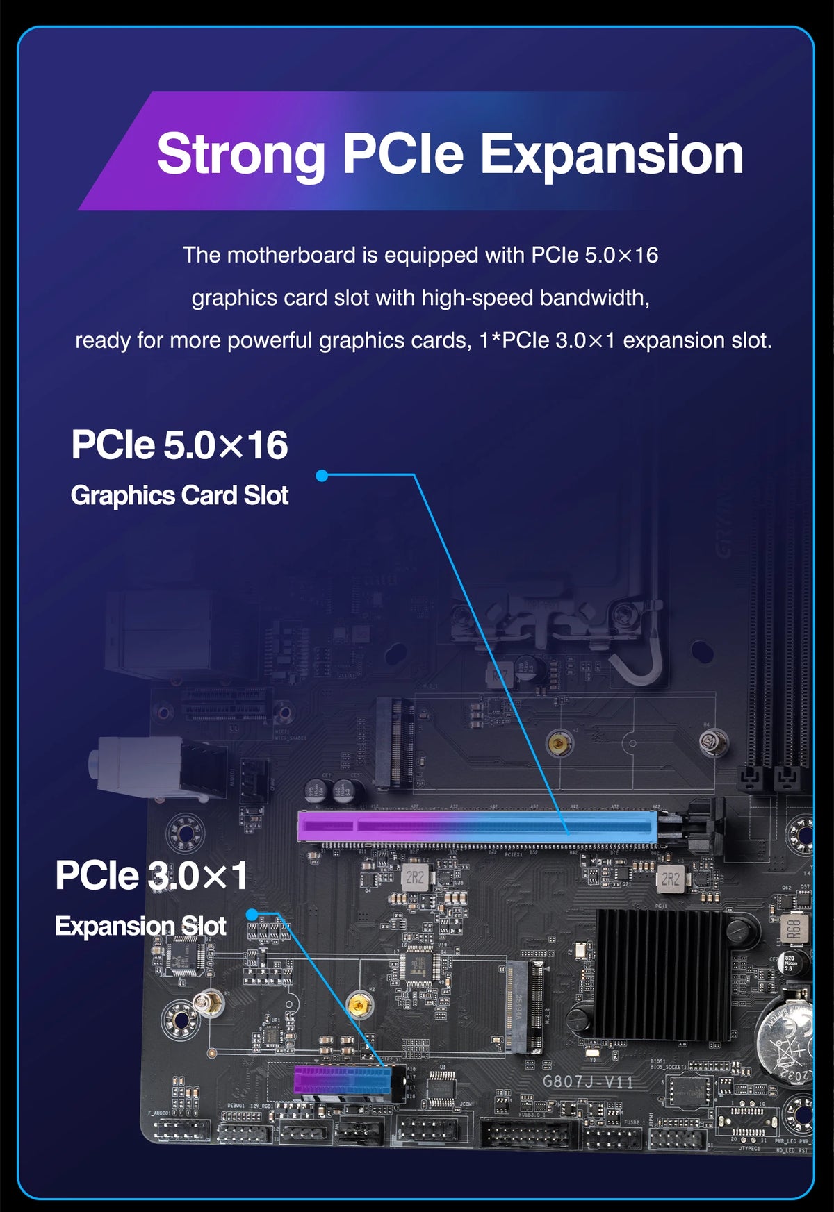 Kit PC ERYING H810, Scheda Madre H810M DDR5, Supporta CPU Intel Core Ultra200 Serie 7/8/9 225F 230F 250KF 270K LGA1851 Pin