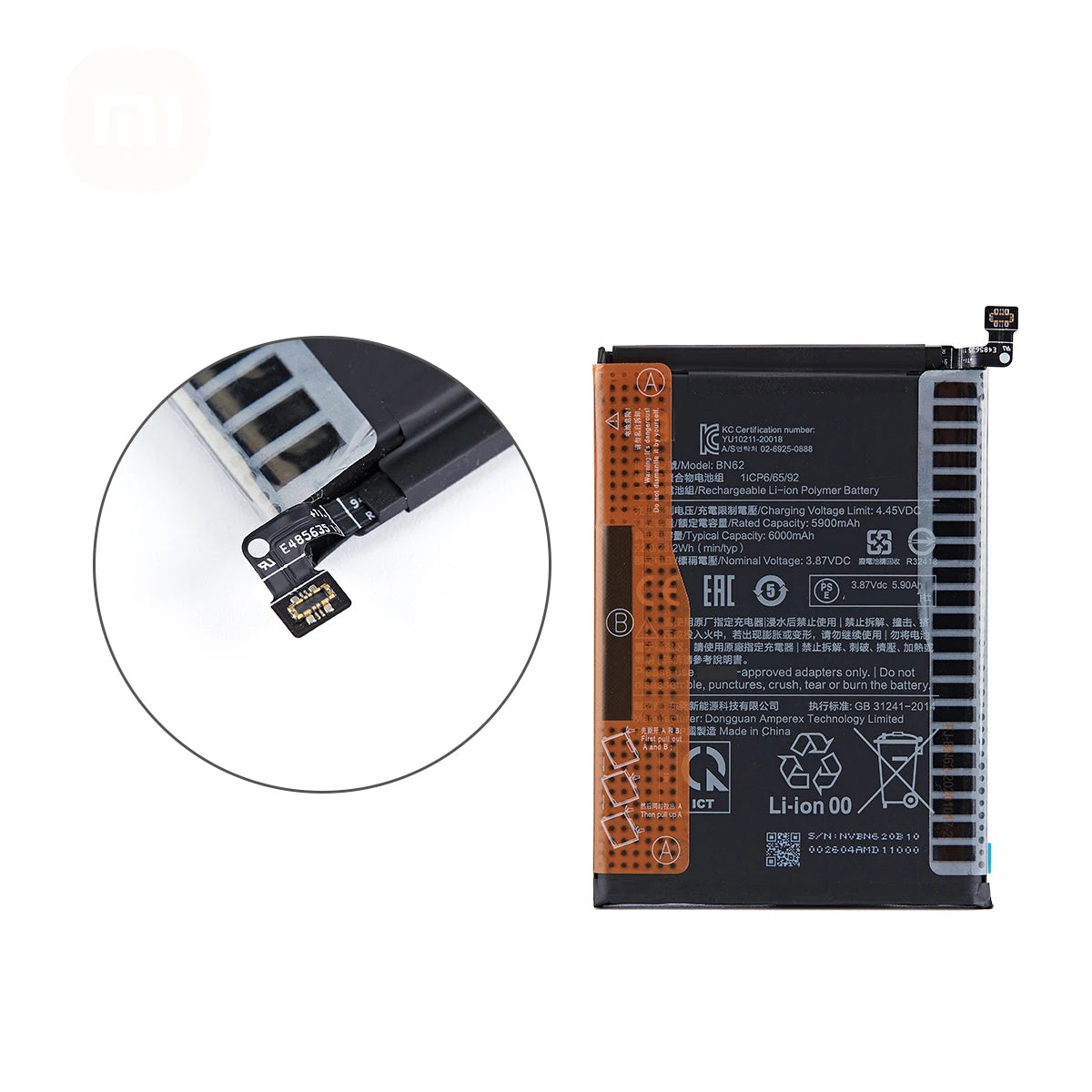 Batteria originale al 100% BN62 6000mAh per Xiaomi POCO M3 Redmi Note 9 Redmi 9T 4G batterie di ricambio per telefono + strumenti