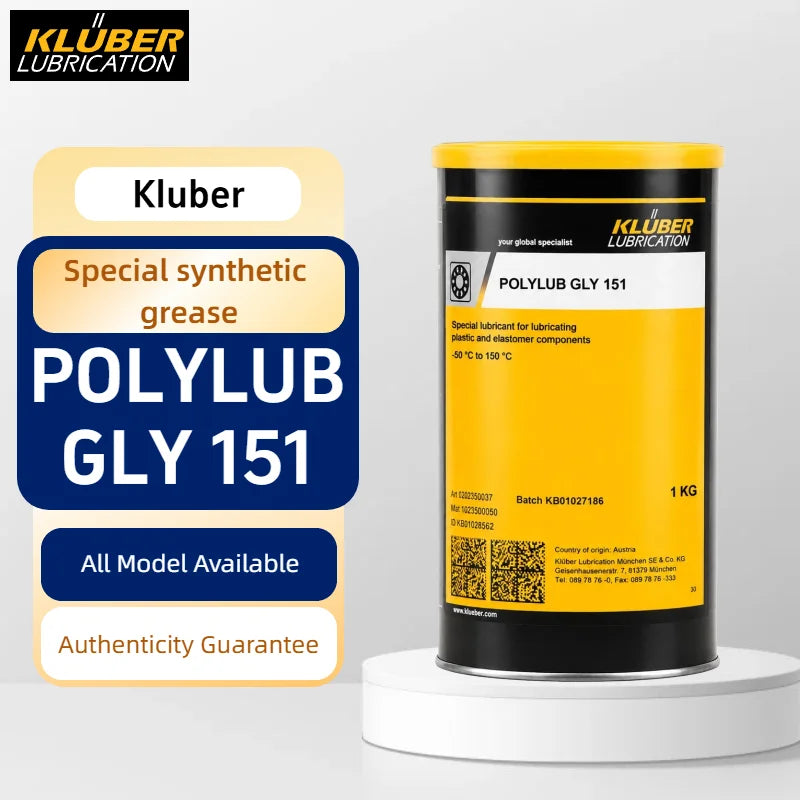 Grasso Originale Kluber POLYLUB GLY 151 per Ingranaggi in Plastica, Lubrificante per Basse Temperature per Cuscinetti a Scorrimento e Ingranaggi Piccoli