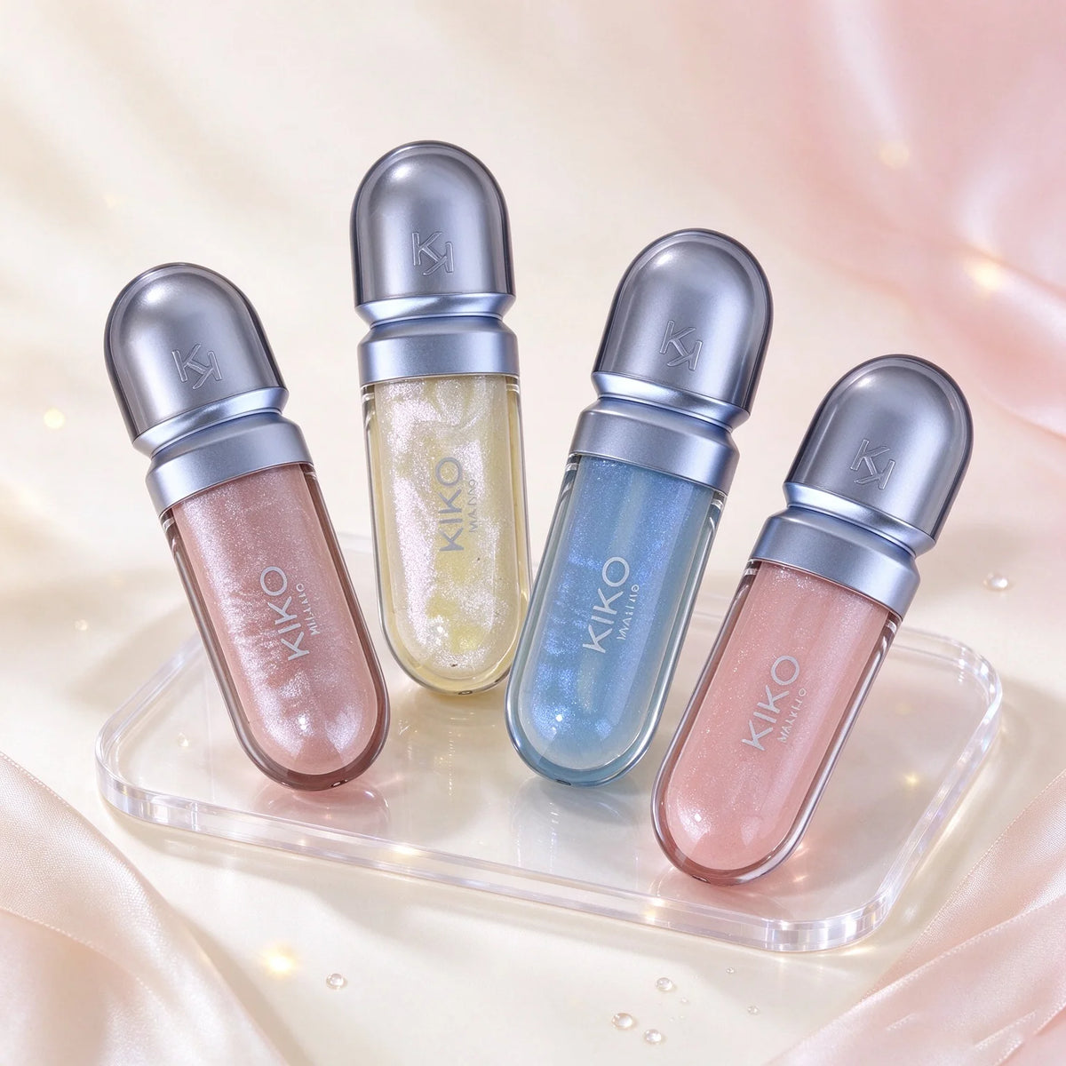 KIKO MILANO Nuovo Lucidalabbra Liquido Effetto Labbra Idratante 3D Trasparente ad Alta Lucentezza Lunga Durata con Texture Cremosa e Liscia