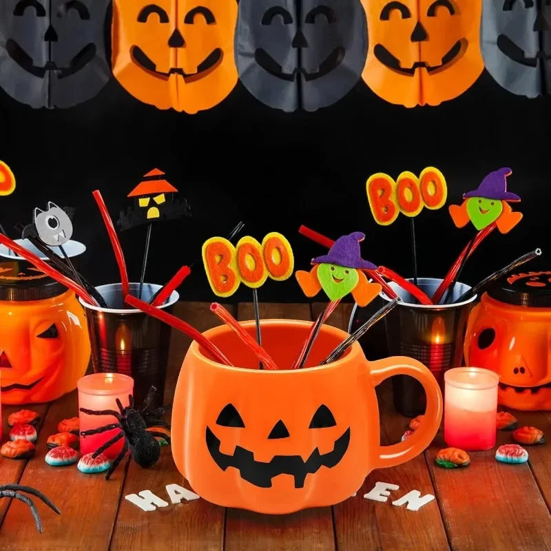 1pc 400ml Zucca di Halloween Tazza Decor Modello di Halloween Tazza di Ceramica Carino Zucca Tazza di Caffè di Compleanno Da Tavolo Drinkware Regali