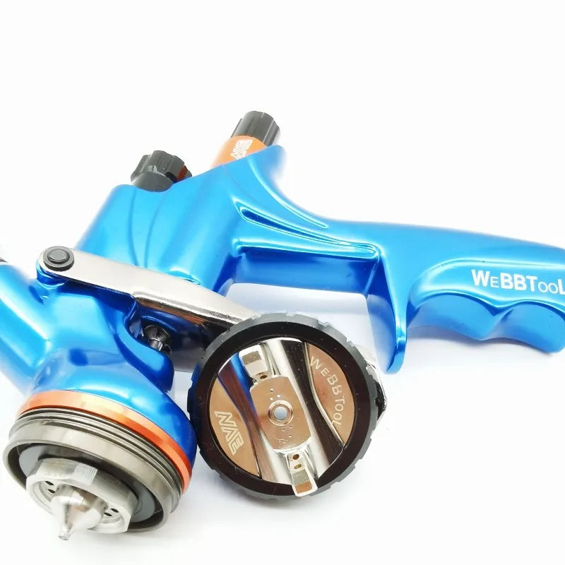 Pistola a spruzzo Pistola a spruzzo ad aria con ugello in acciaio inossidabile da 1,3 mm per auto Pistola a spruzzo NVE Pro Pistola a spruzzo per vernice Pistola a spruzzo trasparente