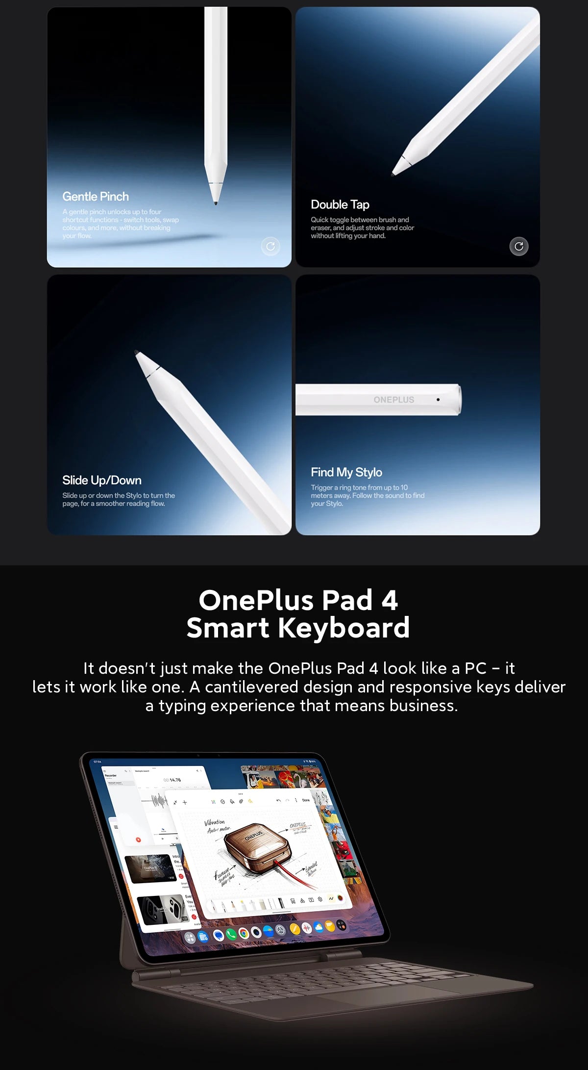 OnePlus Pad 4 Versione Globale Tablet WiFi – Display LCD da 13,2" 144Hz, Snapdragon 8 Elite Gen 5, 8 Altoparlanti, Fotocamera da 13MP, Batteria da 13380mAh, Ricarica Rapida SUPERVOOC da 80W (Caricabatterie non incluso)