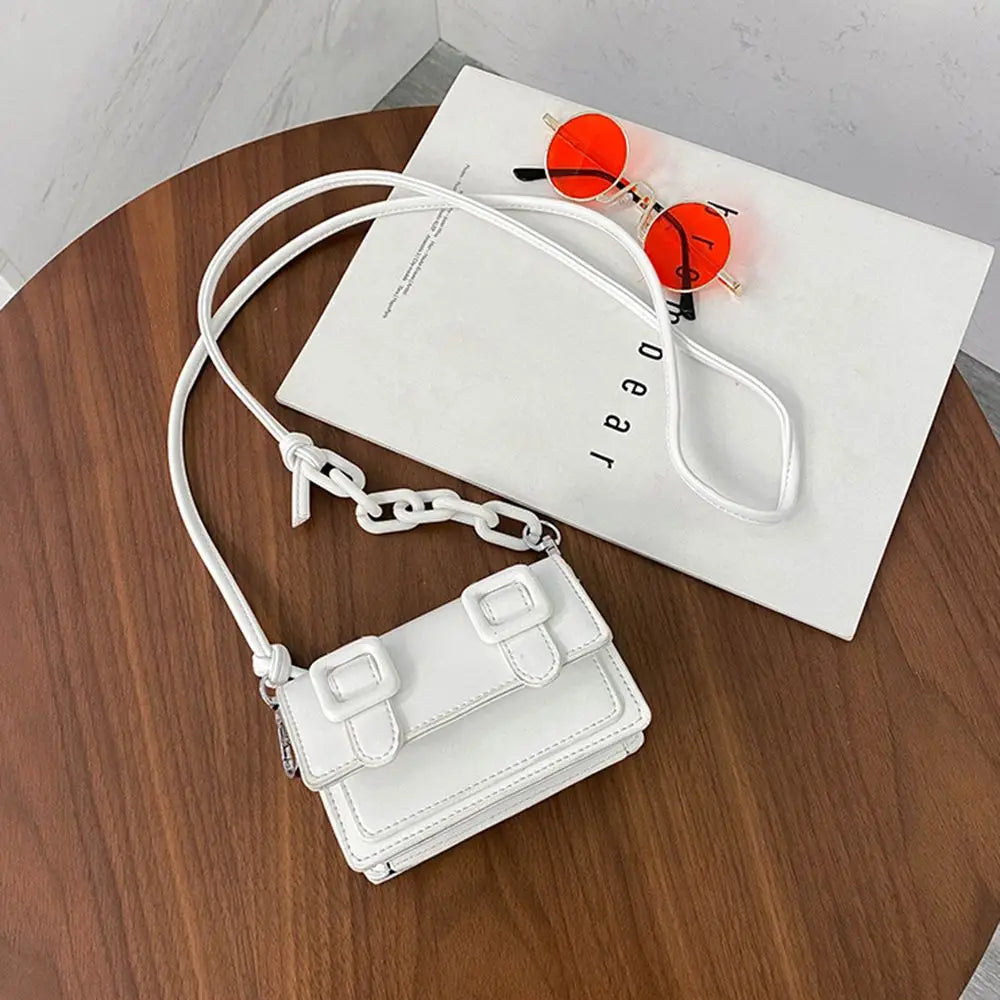 Mini borse a tracolla piccole per donna Borsa a catena per ragazza Borsa in pelle PU Borse a tracolla per ragazza da donna Designer 2022 Estate Giallo