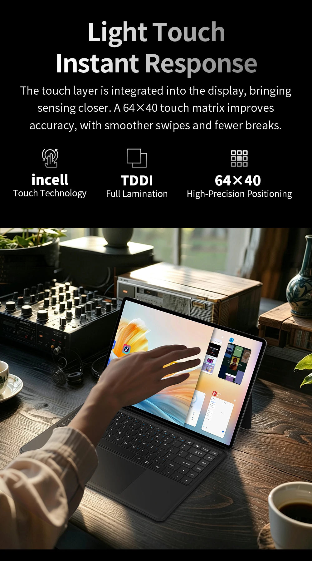 Tablet Teclast T70 Pro con Android 16 e tecnologia Gemini AI, display IPS da 14 pollici, T70Pro, doppia SIM 4G LTE, WiFi 2,4 GHz/5 GHz, Bluetooth 5.2, navigazione GPS, processore G100 Octa Core, 8 GB di RAM, 128 GB di memoria