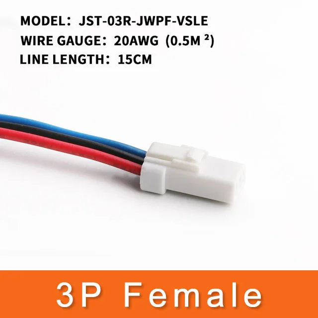 1 Set JST Automobile Auto Connettore Impermeabile 2/3/4/6/8Pin Maschio e Femmina Cablaggio Presa con 15 CM Filo 0.6 MM JST02T/02R-JWPF