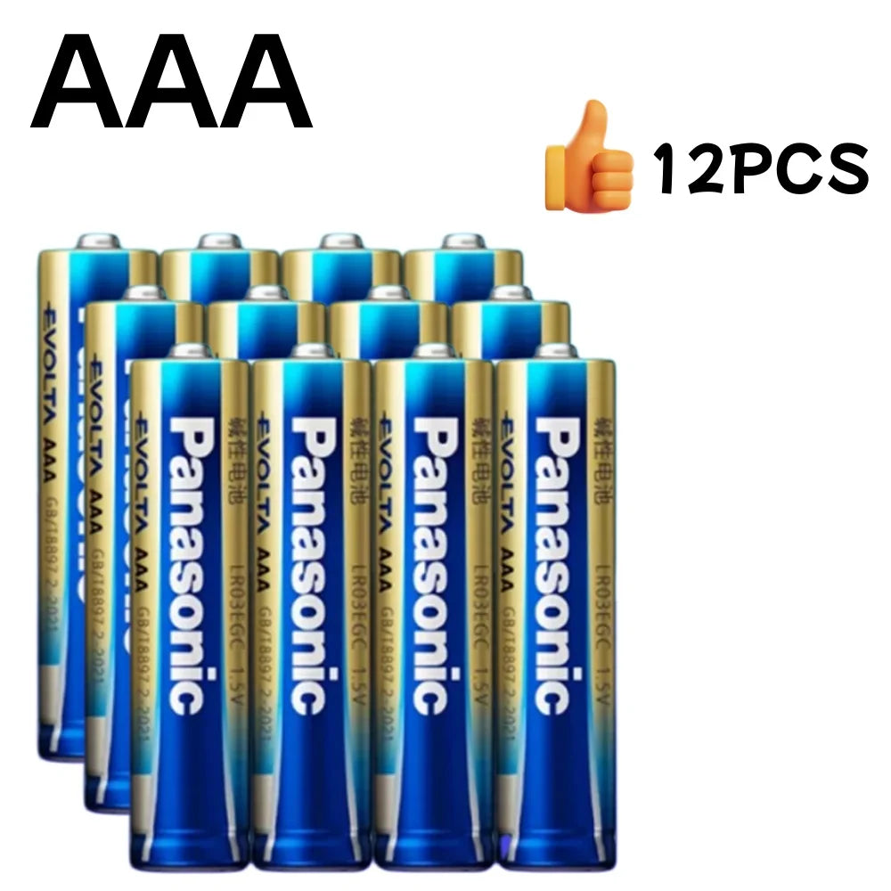 Batterie alcaline Panasonic 1,5 V AA AAA per serrature intelligenti, LR6 LR03, da 4 a 40 pezzi, durata 10 anni, antigoccia, alta durata