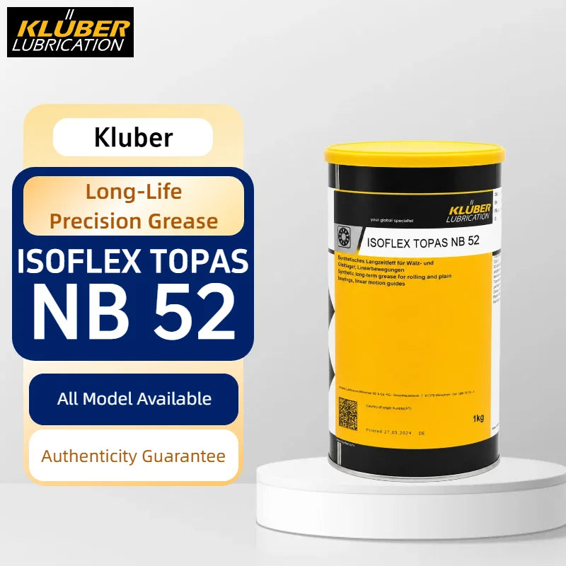 Grasso Sintetico Originale Kluber ISOFLEX TOPAS NB 52 per Cuscinetti, Lubrificante a Bassa Temperatura e Lunga Durata per Ingranaggi