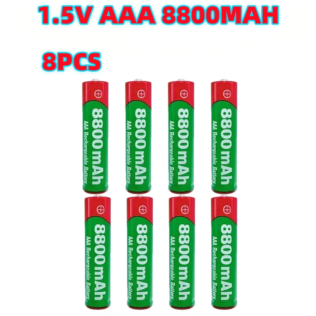 NUOVA batteria ricaricabile da 8800 mAh Batteria di alcalinità AAA Batteria AAA da 1,5 V per orologi Mouse Computer Giocattoli così via
