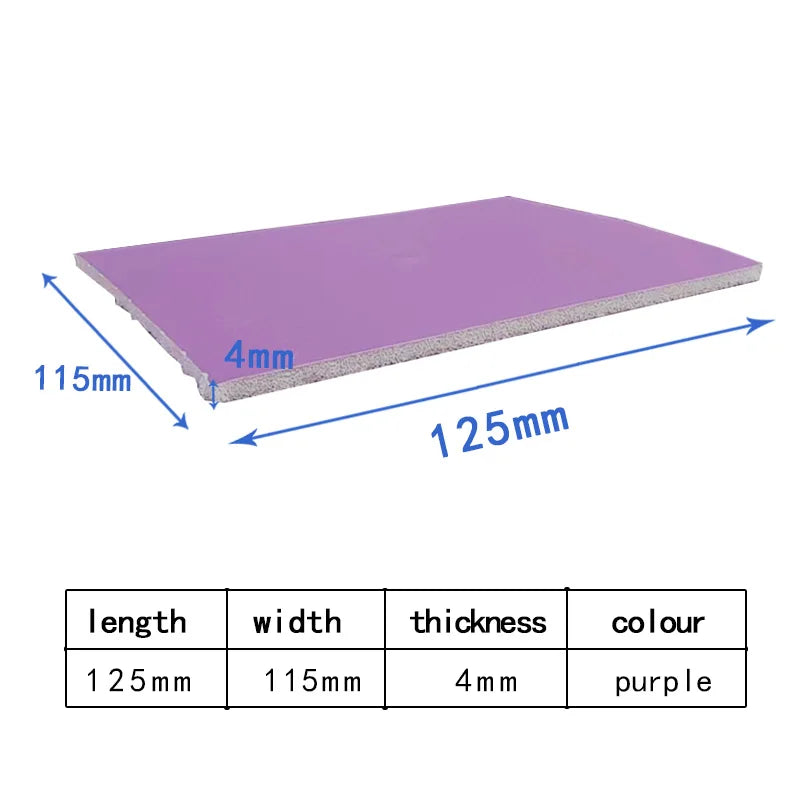 Viola Vernice per auto Lucidatura a mano Spugna a strappo Carta vetrata 115x125mm Rotolo abrasivo per parti in plastica Hardware Cura di bellezza