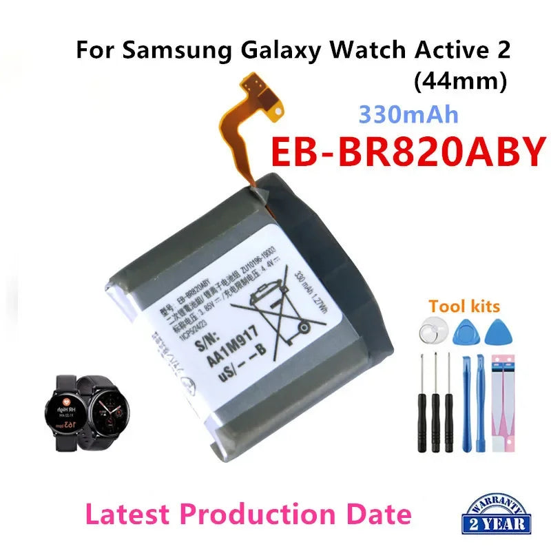 Nuova batteria per orologio Galaxy per Samsung Galaxy Watch Gear Live/S2 classic/Gear S4/Gear 1/Active 1 2 3/ Watch 3/ Gear S/Gear 2