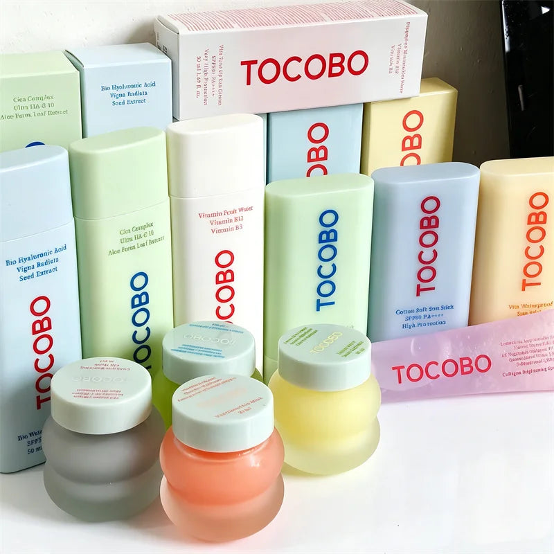 TOCOBO Sun Stick Collection Cotton Soft Waterproof Cooling Blue Green SPF50+ PA++++ Stick Solare Leggero Portatile per Applicazione Ripetuta