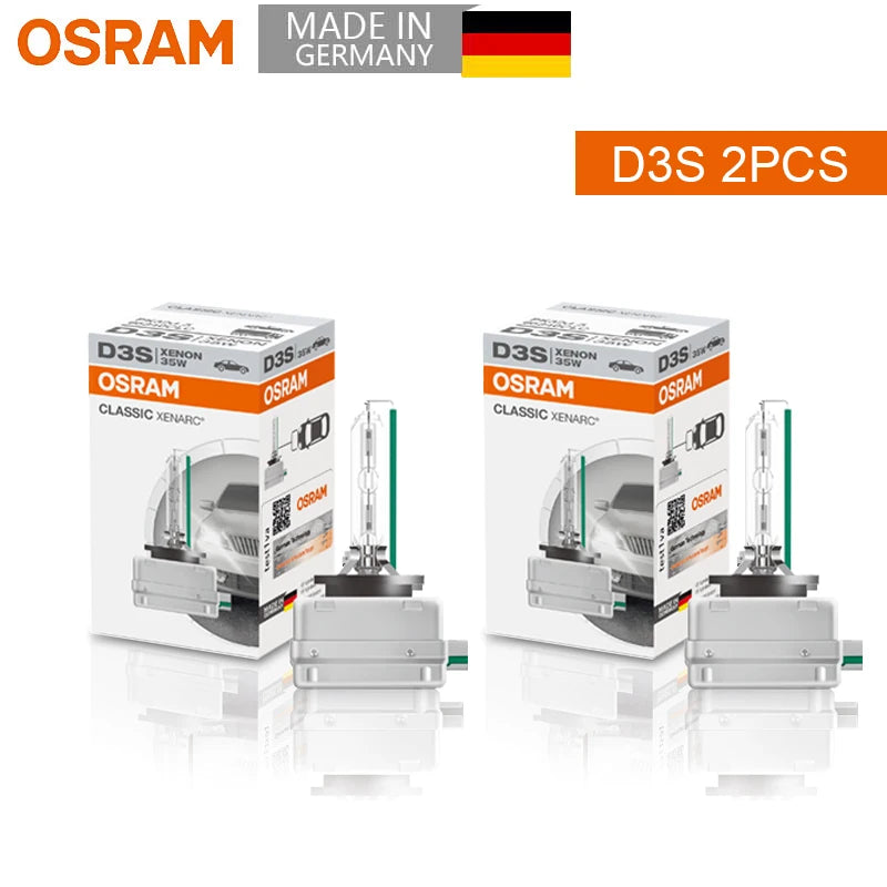 OSRAM Xenon HID CLASSIC D1S D2S D3S D4S lampade Standard 66140 66240 66340 66440 CLC Original Car Head Light 4200K Warm White Pair
