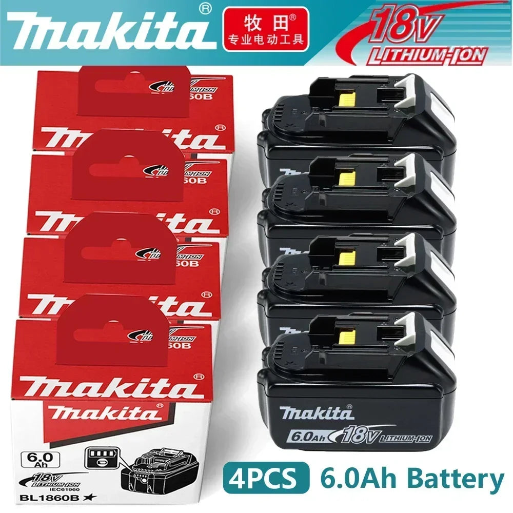 Batteria Originale Makita BL1850 18V 6Ah Compatibile con BL1830 BL1860 BL1850B - Batteria per Utensili a Batteria da 18 Volt