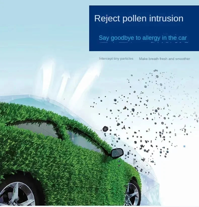 Per Tesla Model Y Filtro dell'aria MAHLE HEPA Kit filtro abitacolo in carbonio Filtro dell'aria integrato