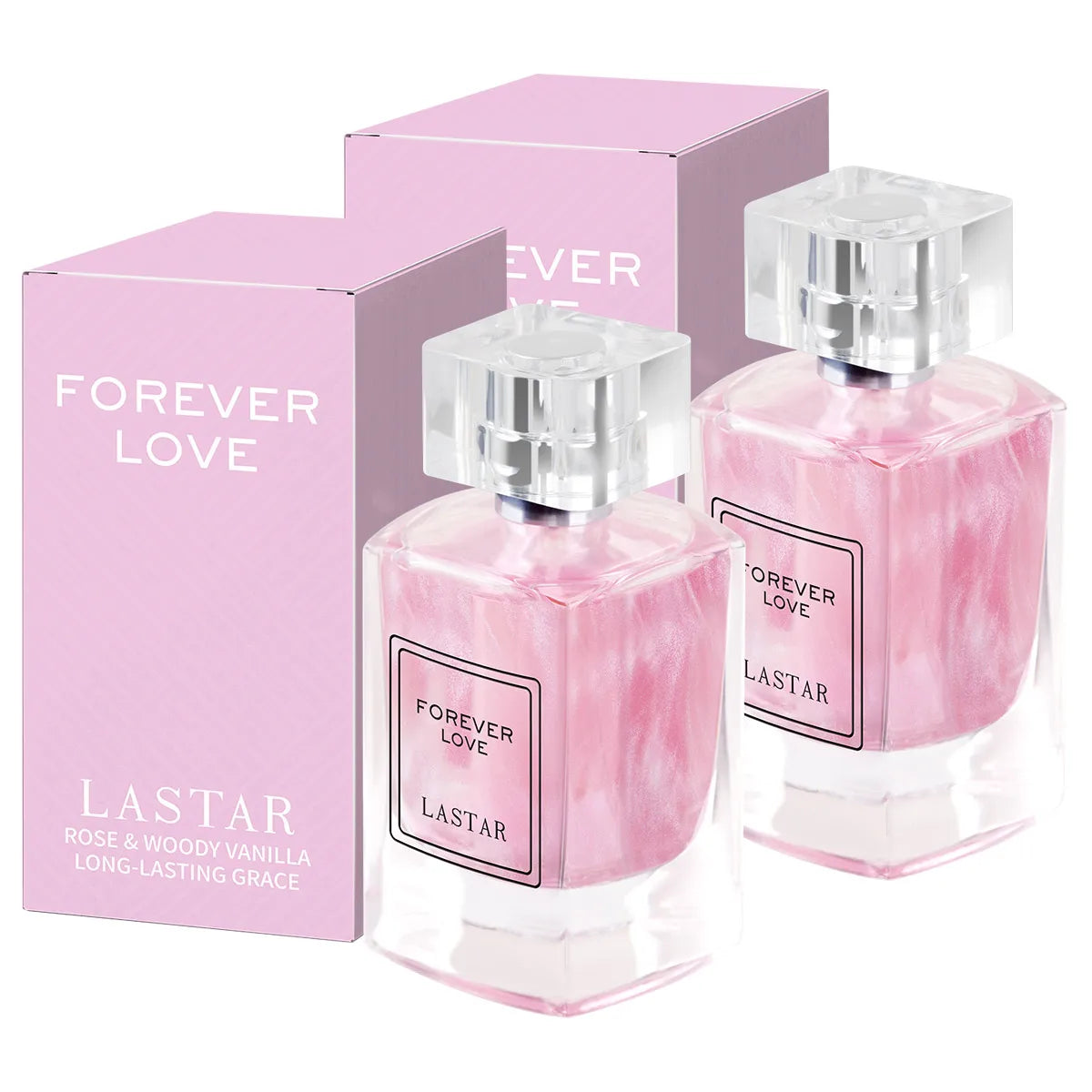 LASTAR Profumo da donna, regali di Natale. Totale 100 ml/3,38 fl oz, profumo di rosa, fragranza a lunga durata, atmosfera di datario