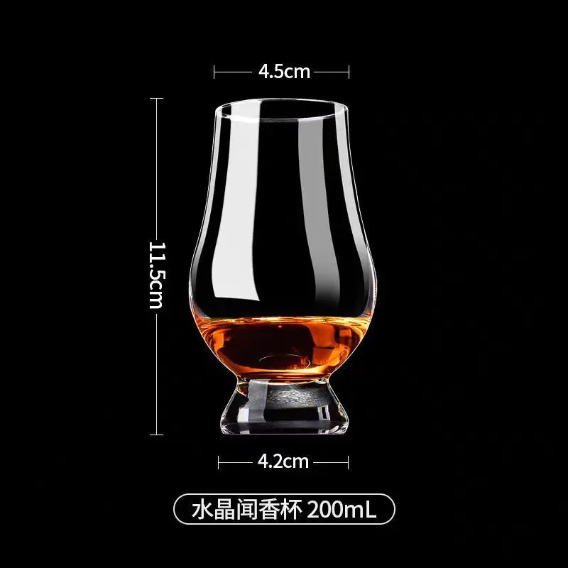 Bicchiere da whisky in cristallo con coperchio, in vetro trasparente, stile europeo, colore puro, accessori per bevande