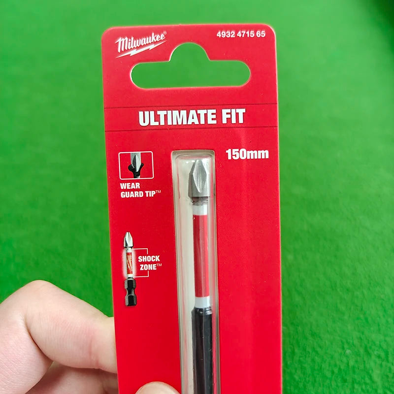 Milwaukee Ultimate Fit PH2 150mm Punta per Avvitatore a Impatto 4932471565 Shockwave Resistente all'Usura