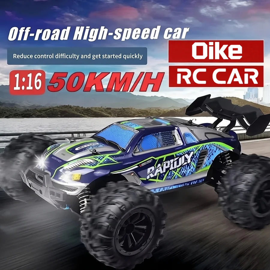 Auto radiocomandata Oike 4WD, fuoristrada 4x4, buggy ad alta velocità, camion super brushless, 50 o 80 km/h, auto da corsa con drift veloce, giocattolo, regalo