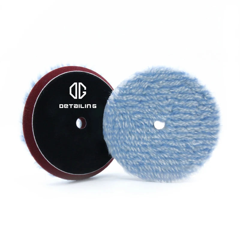 DETAILING Tampone per lucidatura in microfibra da 3/5/6/pollici per lucidatura per carrozzeria auto Ruote per lucidatura in micro fibra per lucidatrice per auto Lucidatura Ceretta