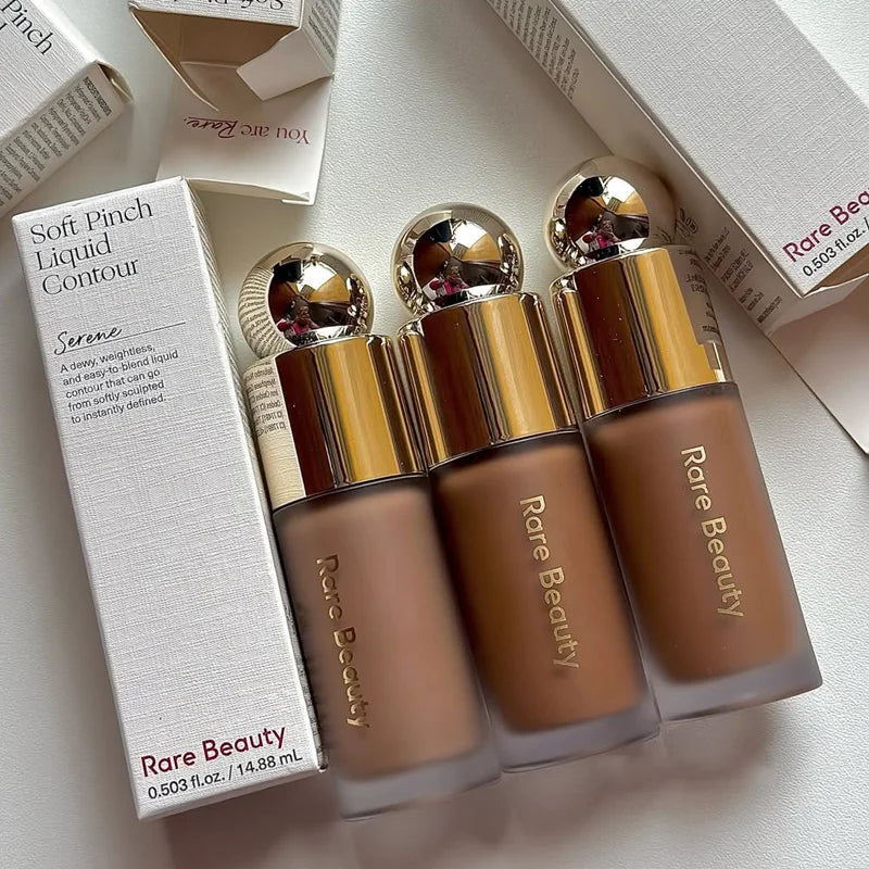 Bronzer Liquido Rare Beauty Soft Pinch per Contorno Viso, Effetto Dermo, Leggero, Facile da Sfumare, Trucco Naturale per Scolpire e Ombreggiare, per Uso Quotidiano