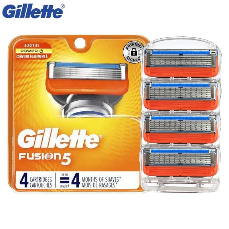 Lama di ricambio per lame di rasoio Gillette Fusion per rasoio Gillette Fusion 4 pezzi