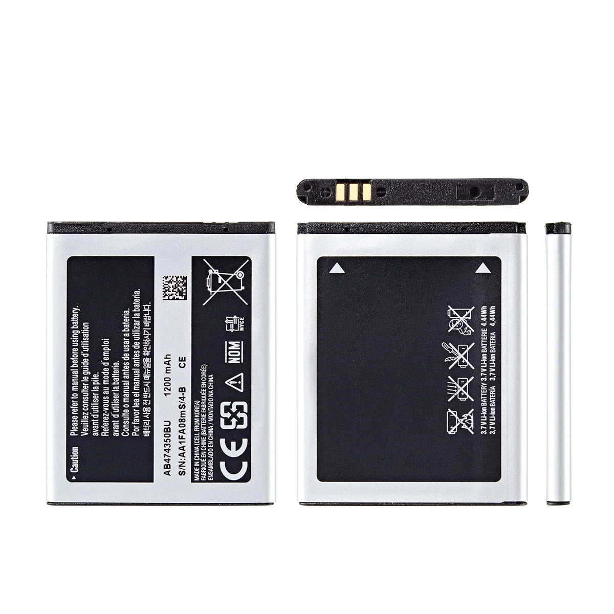 Nuovissima batteria AB474350BU AB474350BC 1200mAh per Samsung SGH-D780 SGH-D788 SGH-G810 SGH-G810C SGH-G818E SGH-i550