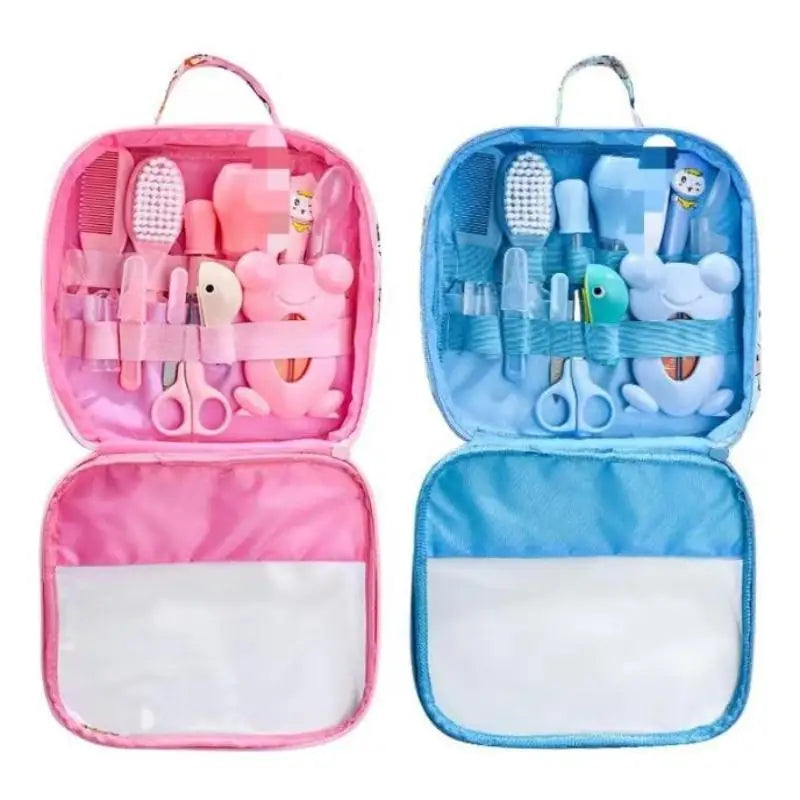 Set di 13 Pezzi per la Cura del Bambino, Kit Portatile per Toelettatura e Cura delle Unghie