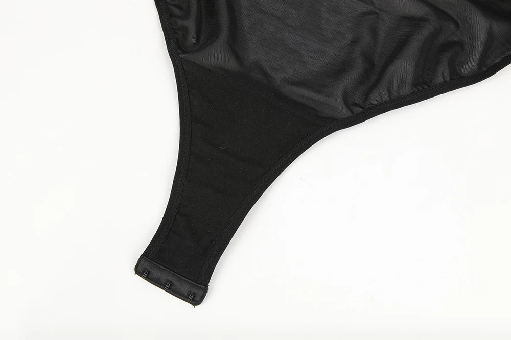 Body modellante in pizzo da donna con ferretto, controllo della pancia, modellante per tutto il corpo, corsetto con scollo a V, top, tuta, slip, lingerie, abbigliamento sexy