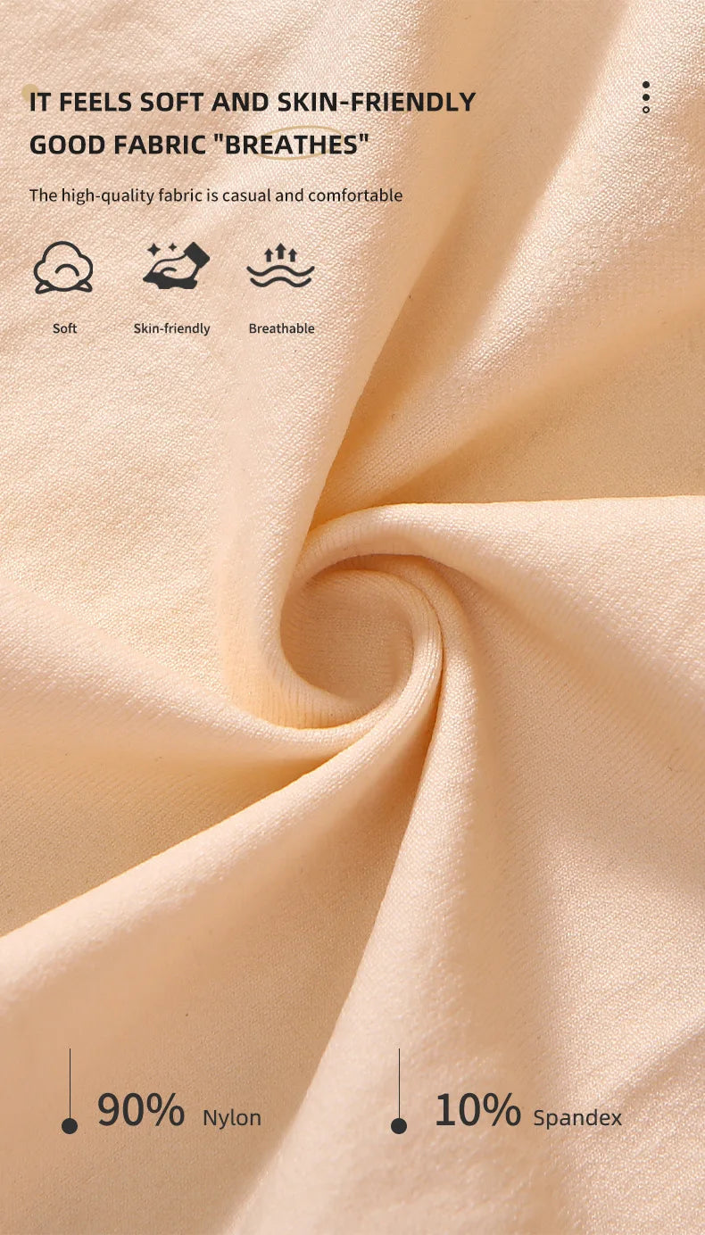 Pantaloni premaman senza cuciture a vita alta Donne incinte Comode mutandine di sicurezza Mutandine da donna Gravidanza Leggings corti Intimo