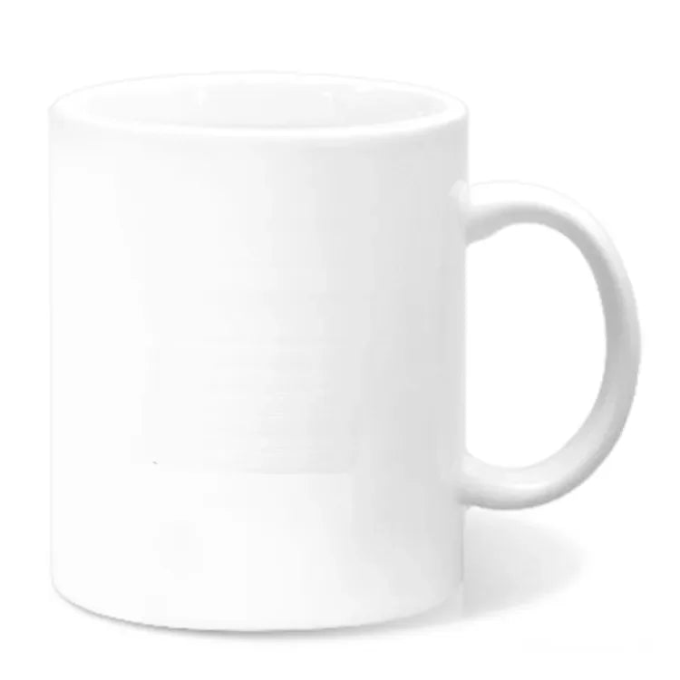 Tazze in Ceramica Bianca per Sublimazione 11Oz, Set da 2/4/12 Pezzi, Tazze in Porcellana per Caffè e Latte, Personalizzabili con Logo, Regalo per la Famiglia