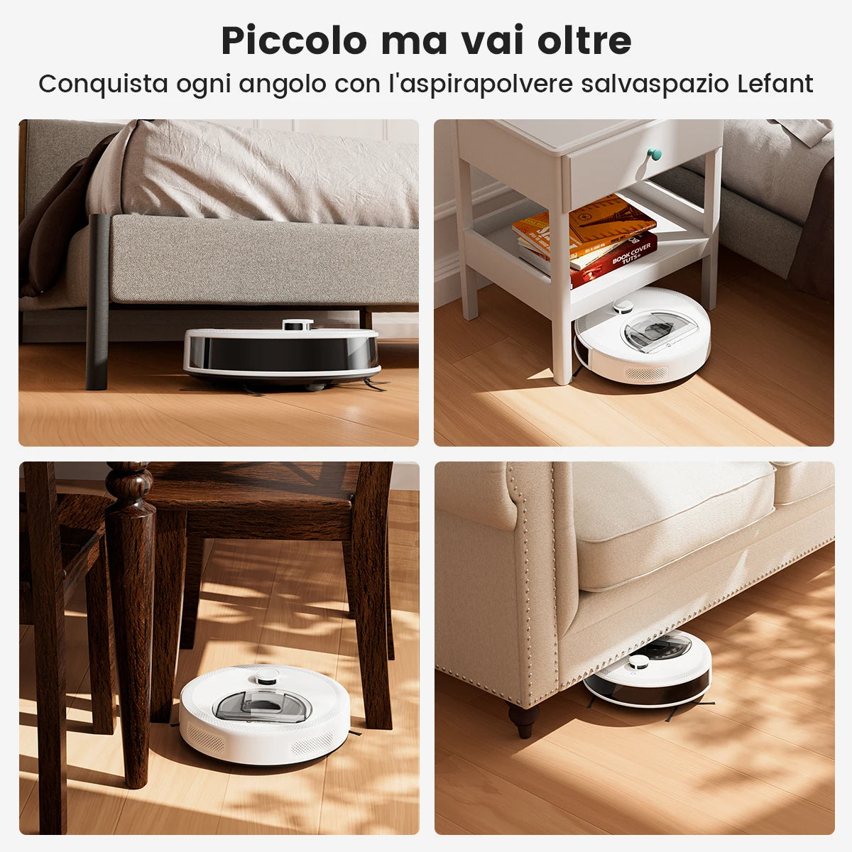 LEFANT M330 Pro M330S Robot aspirapolvere con mappatura, navigazione dToF, sistema di prevenzione ostacoli PSD, aspirazione 5000Pa, Alexa/APP/WiFi