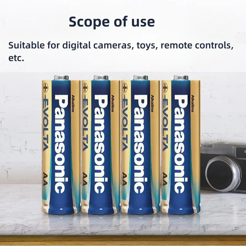 Panasonic 1.5V AAA # Batteria Alcalina a Lunga Durata per Serrature Intelligenti, Telecomandi TV e Condizionatori d'Aria, 4‑96 Pezzi