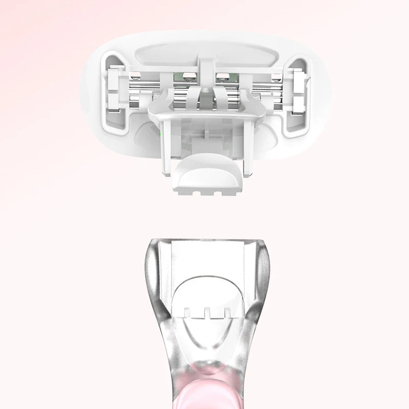 Mini portatile piccolo guscio epilatore coltello da barba depilazione rasoio da donna