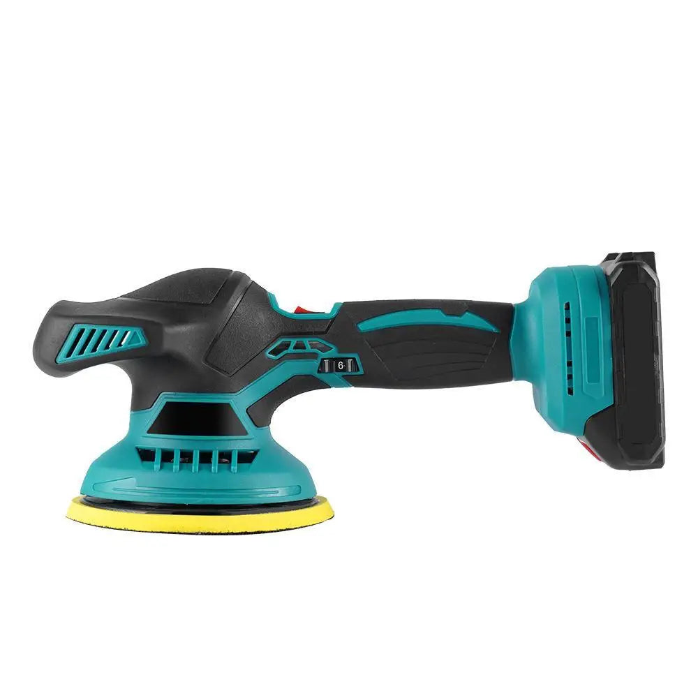 Lucidatrice elettrica per auto, 2500-7000 giri/min, strumento per lucidatura elettrica, 6 velocità, senza fili, macchina per lucidatura auto, compatibile con batteria Makita 21V