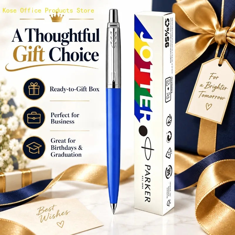 Set regalo di penne a sfera blu di alta qualità, con elegante confezione, per una scrittura fluida e precisa, ideale per l’ufficio, per uso professionale, per la scuola, come regalo di laurea o per compleanni.