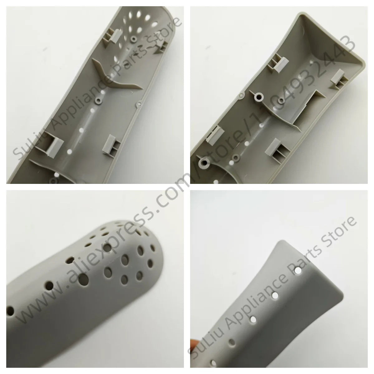 Confezione da 2 Pezzi 43005989 Pale per Tamburo Lavatrice Hoover Candy Hoover Otsein 43005989 31 X 6 X 4,2 cm Nervature del Tamburo