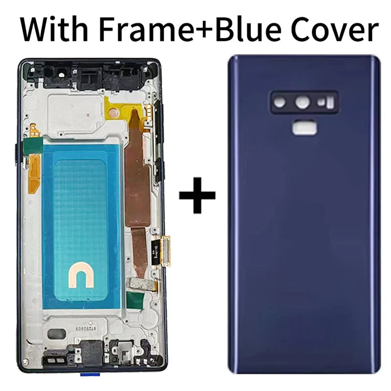 Nuovo LCD per Samsung Note9, Display Touch Screen Digitizer Assembly per Samsung Note 9 N960F N960U N9600 con Cornice LCD