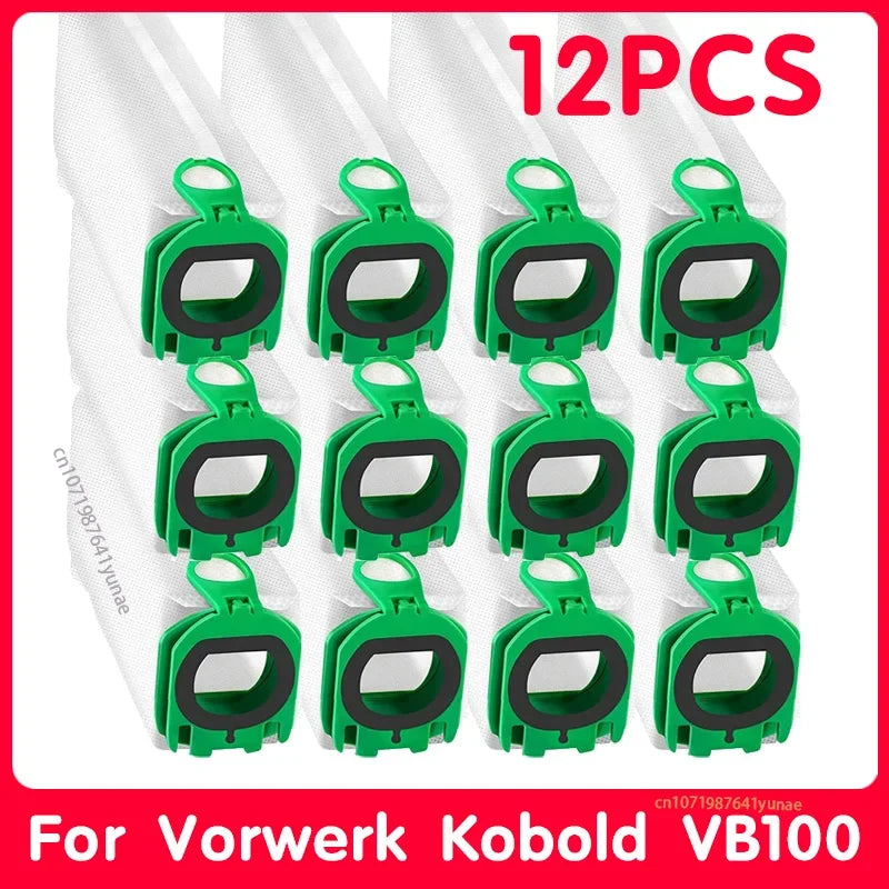 Sacchetto per la polvere Premium per Vorwerk Kobold VB 100 FP 100 VB100 FP100 Sacchetto filtro per aspirapolvere Pezzi di ricambio Accessori