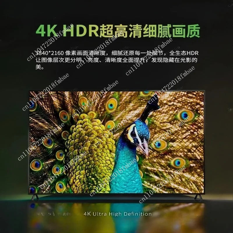Smart TV Senza Cornice 100 110 120 Pollici 4K Ultra HD Android TV con Telecomando