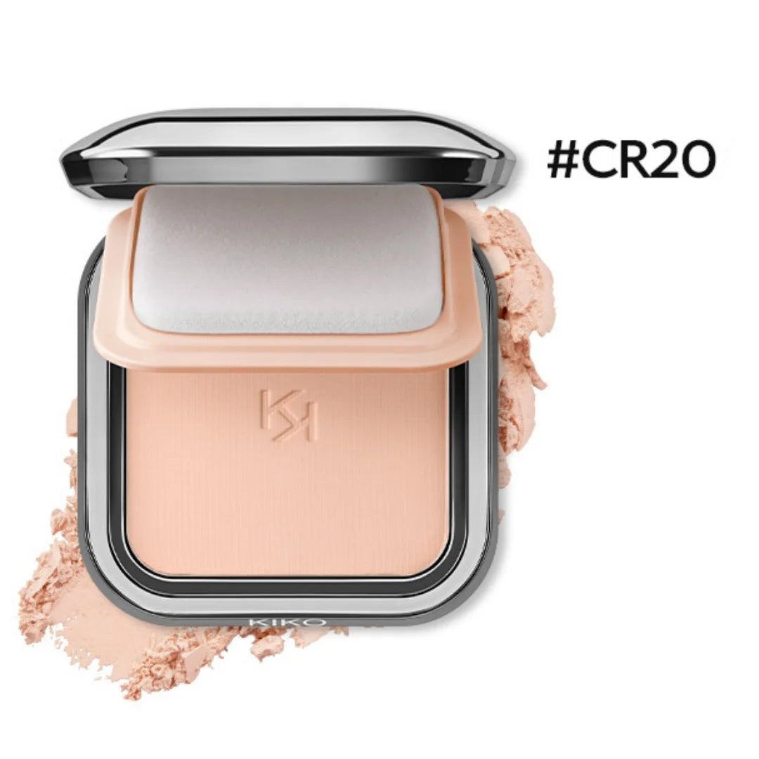 KIKO Milano Cipria Opaca Pressata Controllo Olio e Riduzione dei Pori Cipria Fissante a Lunga Durata Finitura Naturale Effetto Soft-Focus Trucco Viso