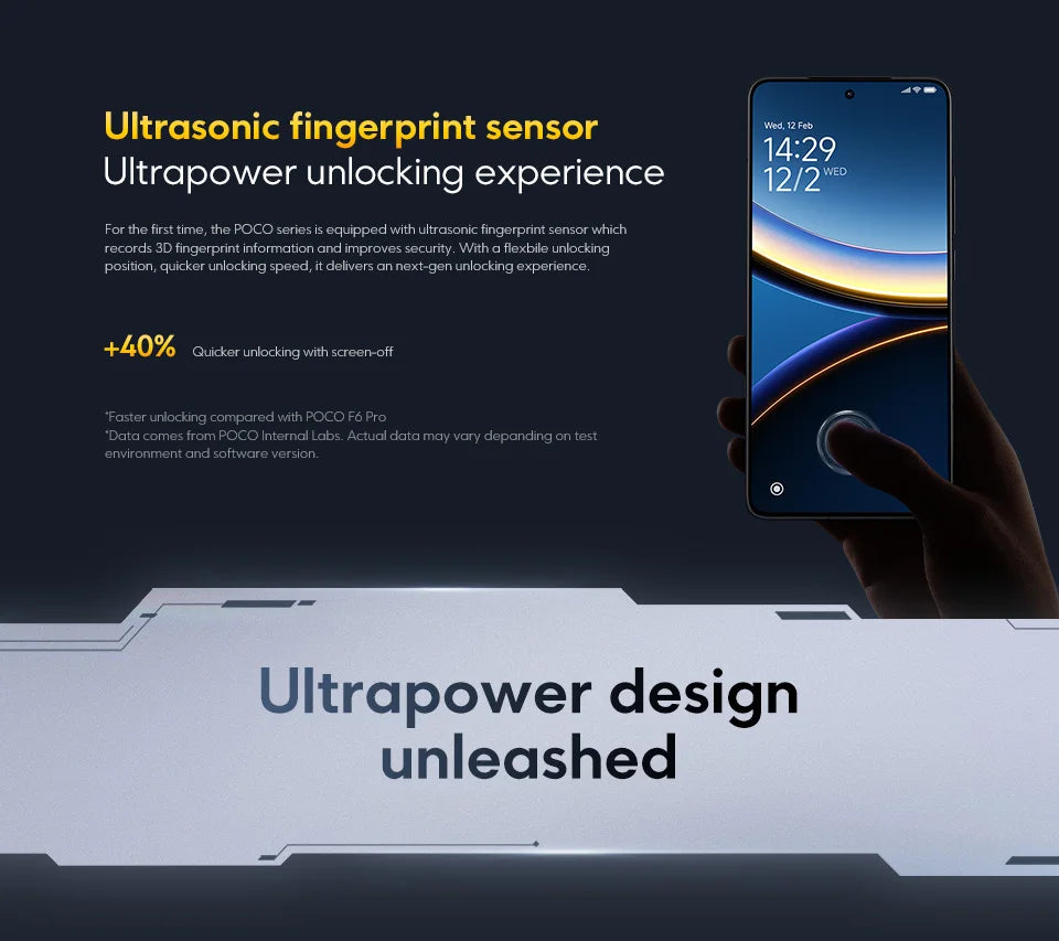 Xiaomi POCO F7 Pro 5G Versione Globale Smartphone Snapdragon ® Doppia fotocamera da 50MP di 8ª generazione con OIS e NFC